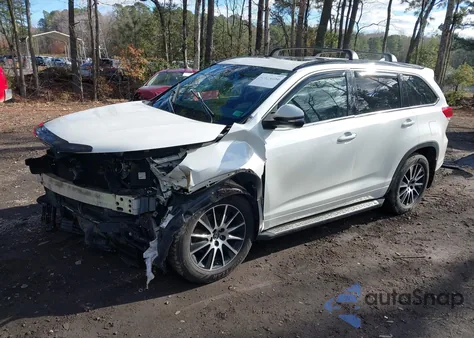 2017 Toyota Highlander Se from USA, damaged, VIN 5TDJZRFH2HS442573